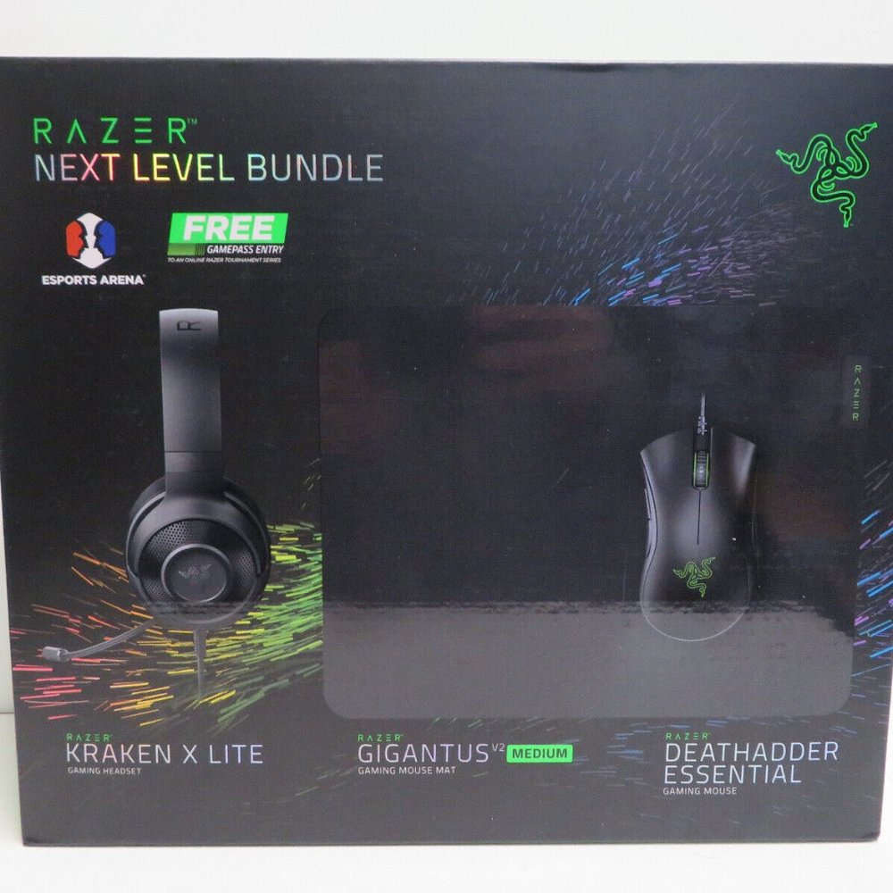Limited time Razer Next Level Gaming Bundle - Kraken X Lite Wired Headset Sealed